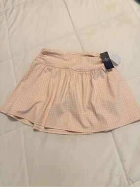 abercrombie kids Pale Pink Houndstooth Skater Skirt